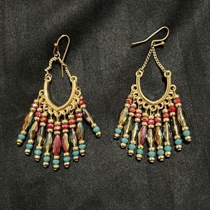 Cute rainbow/iridescent earrings